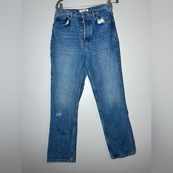 Reformation Cynthia High-Rise Straight-Leg Jeans size 28 - Picture 3 of 7